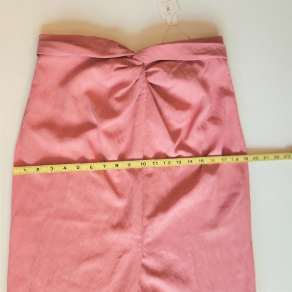 VINCE Knot Front Midi Skirt, Small - Picture 12 of 12